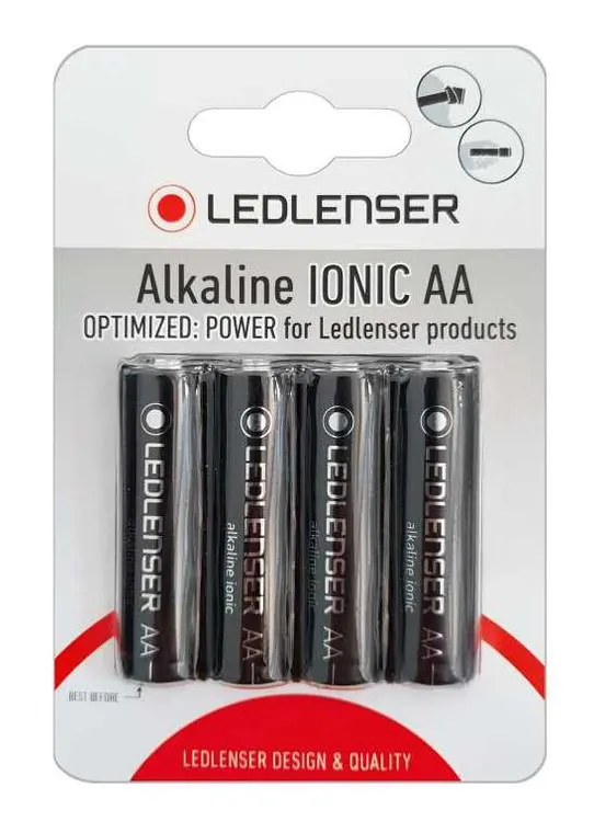 LedLenser AA Alkaline Batteries 4 Pack