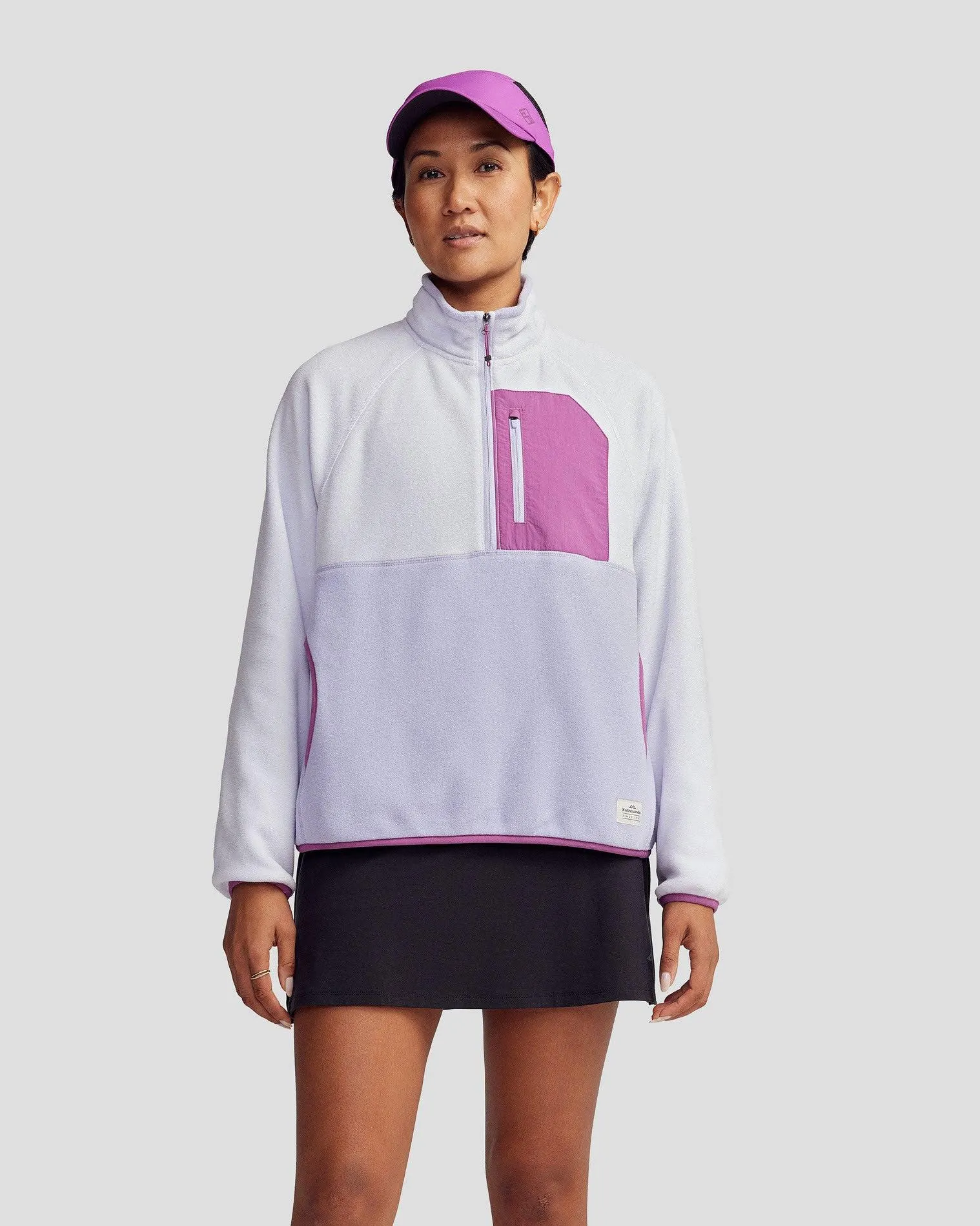 Women’s Trailhead Fleece Lightweight Pullover - Lilac/Bright Lilac