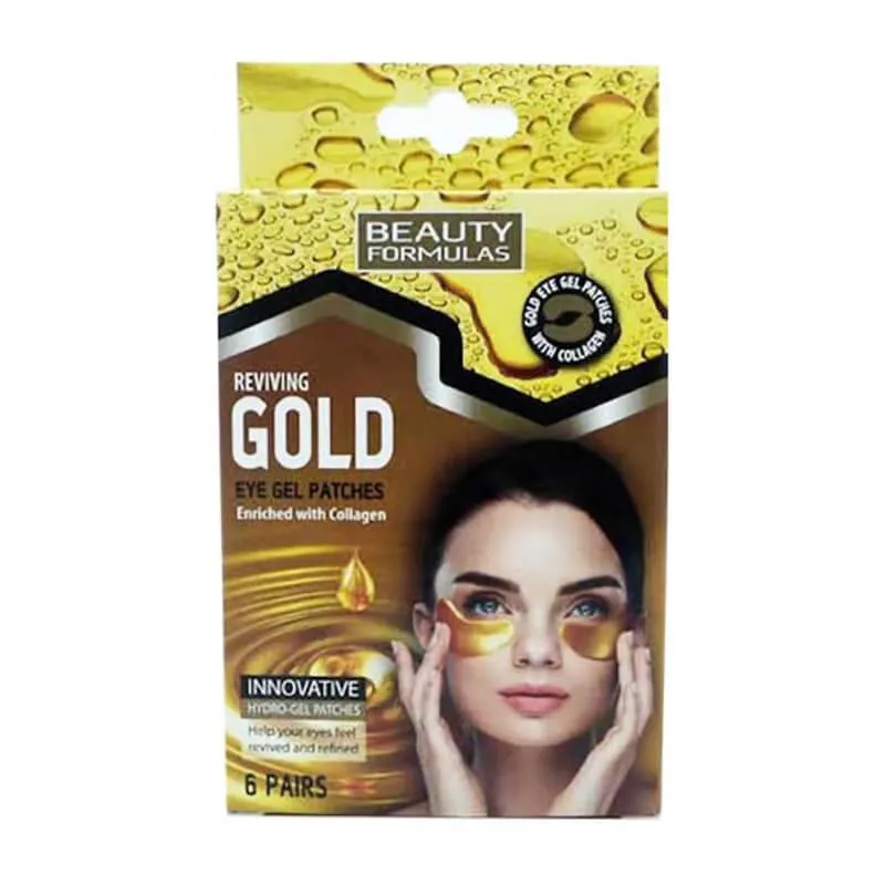 Beauty Formulas Gold Eye Gel Patches 6pk