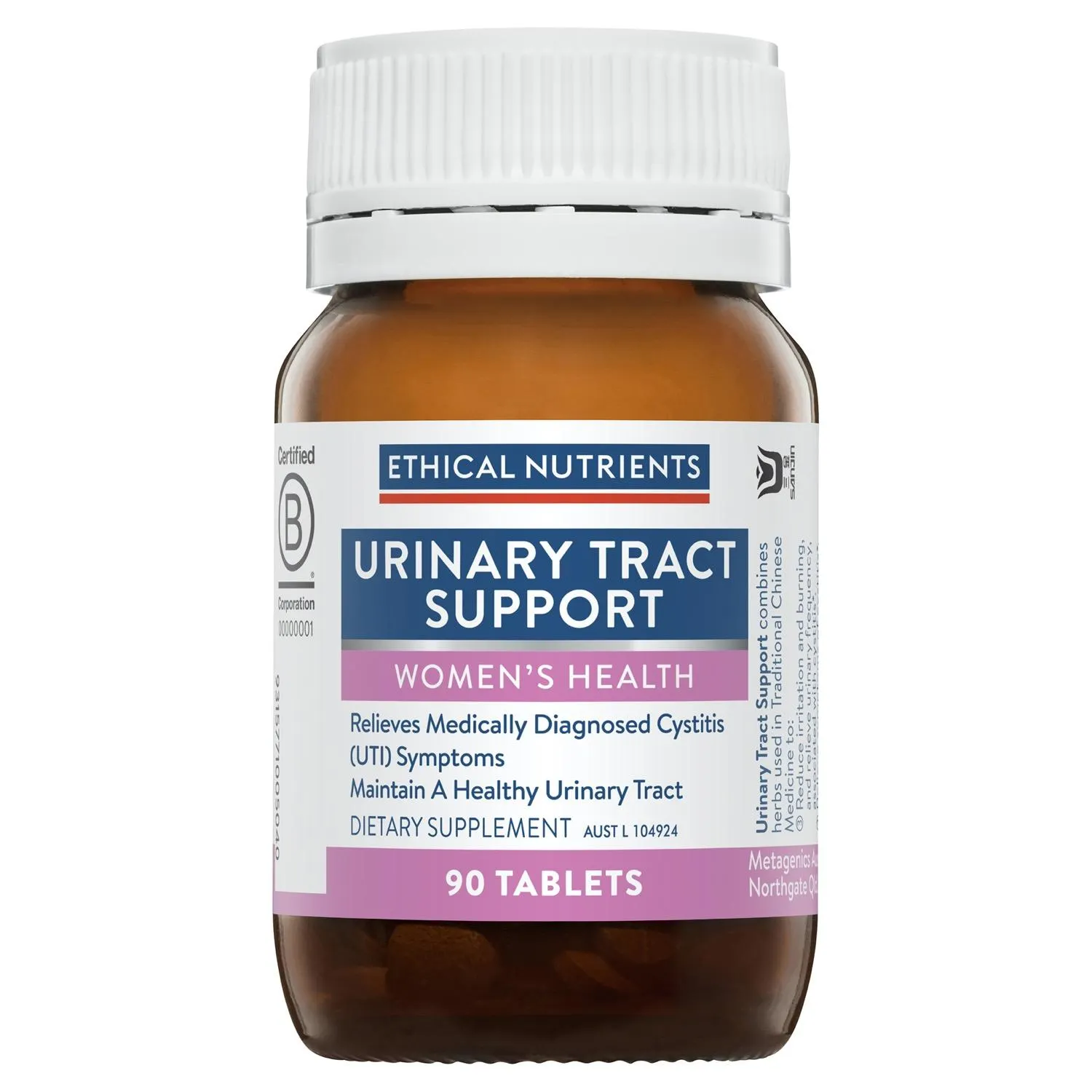 Ethical Nutrients Urinary Tract Support 90 Tablets