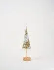 Christmas Shop Woodland Wonders Beaded Stripe Tree, 30cm