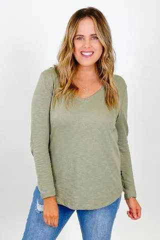 Marvelous L/S Tee Khaki