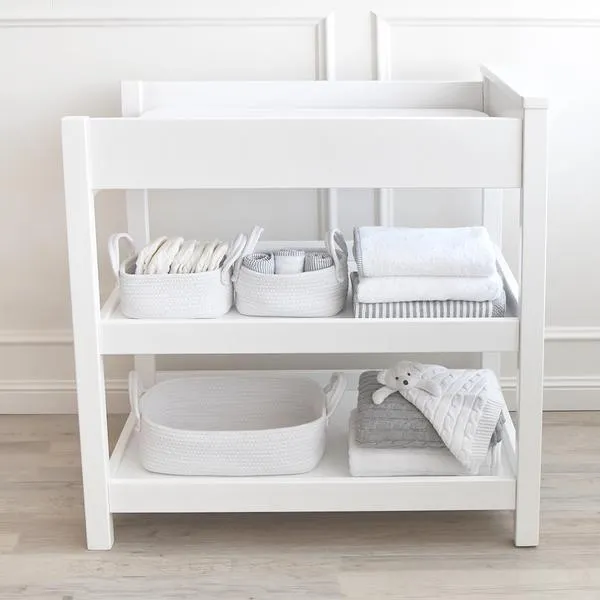 Living Textiles 3pc Storage Set - White
