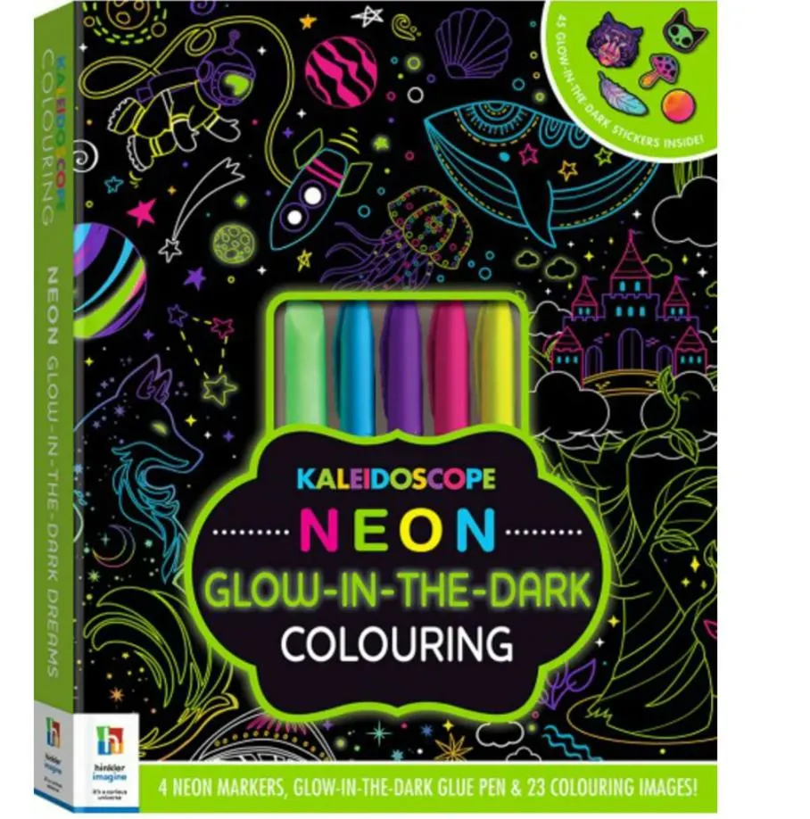 KALEIDOSCOPE NEON KIT GLOW IN THE DARK WORLDS