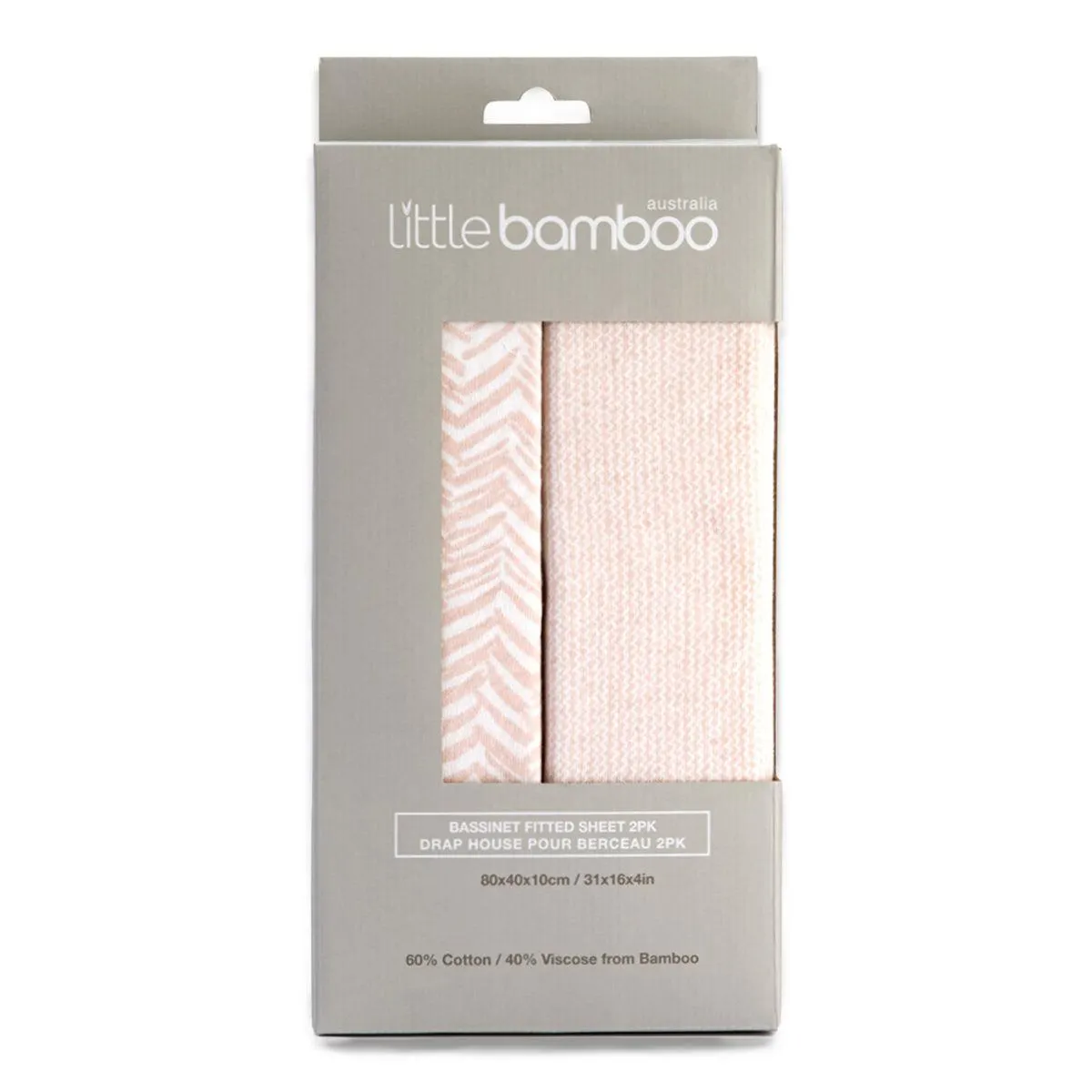 Lolli Living Oceania Bassinet Fitted Sheet - 2 Pack