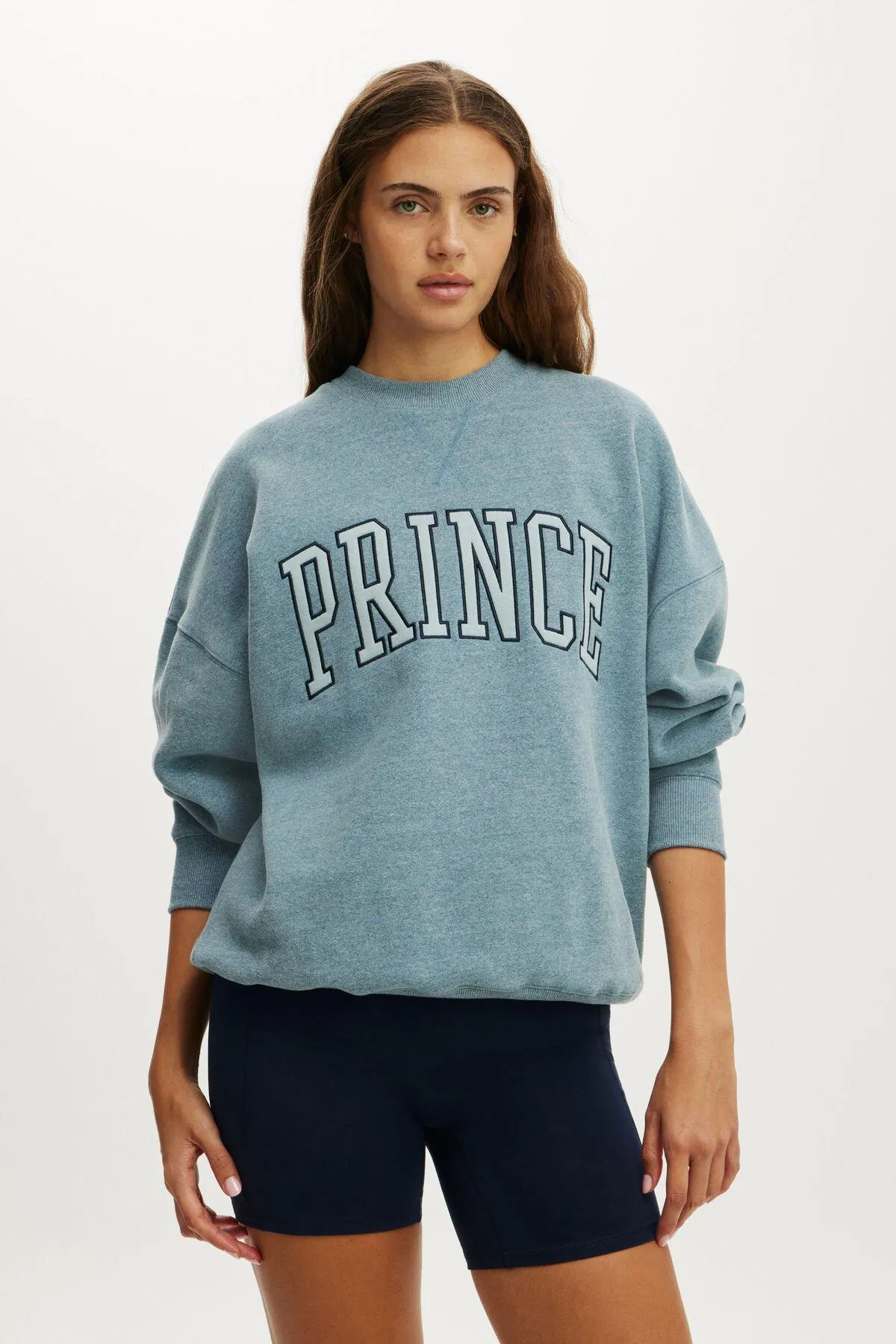 Prince Plush Drop Shoulder Sweatshirt
