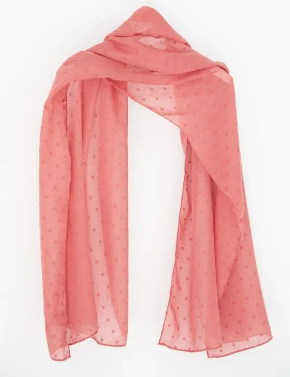 Katies Textured Pin Dot Scarf