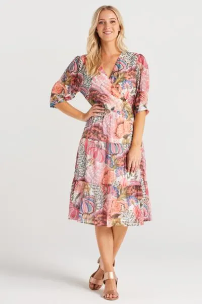 Amira Dress Floral Fusion