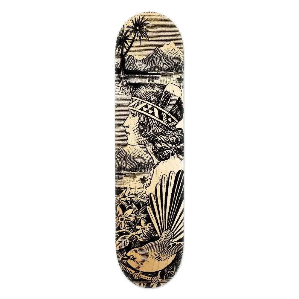 Wahine Stamp Skateboard Deck - Second