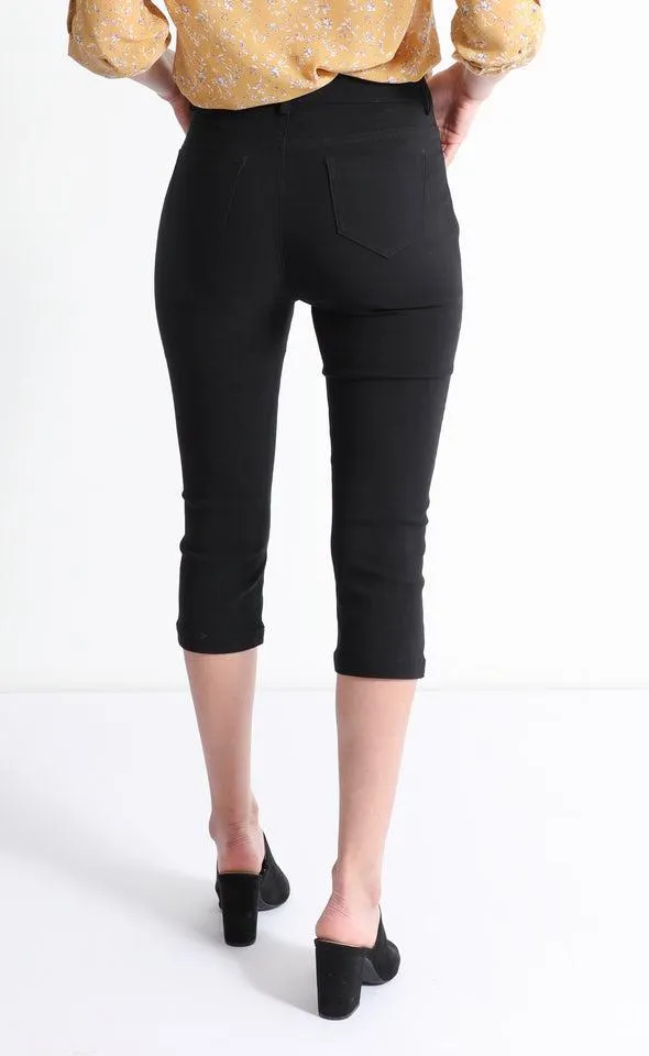High Waist Capri