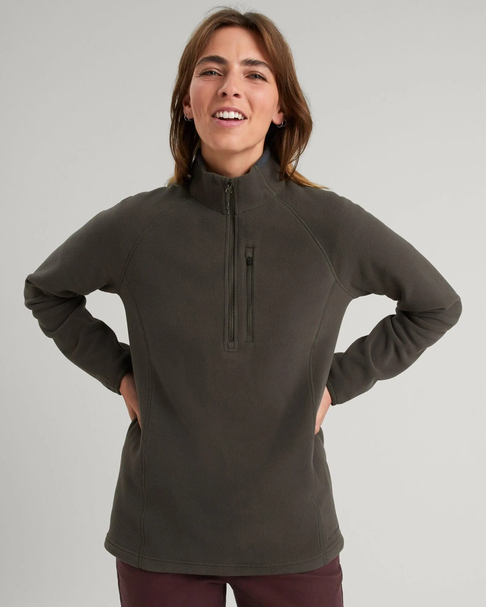 Women's Ridge 100 PrimaLoft Bio Pullover - Dark Moss