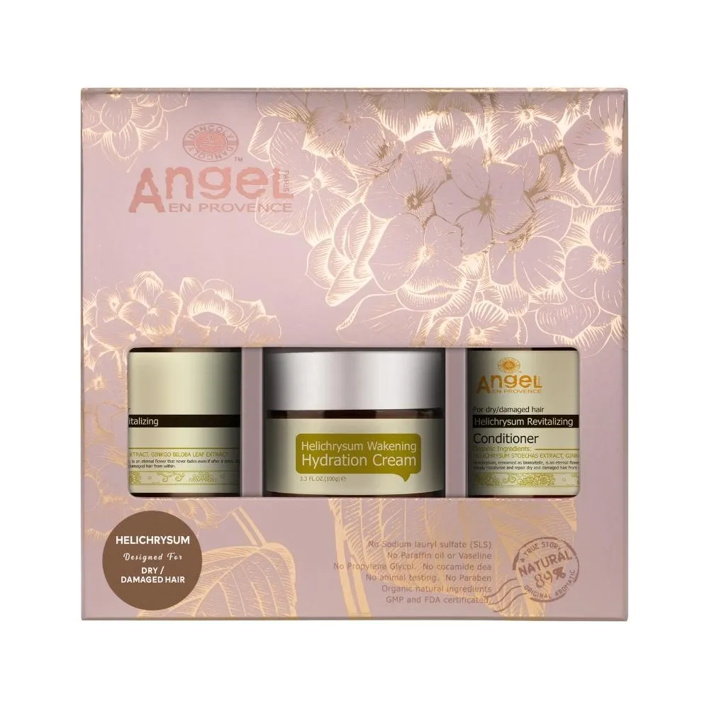 Angel Helichrysum/Cream Trio