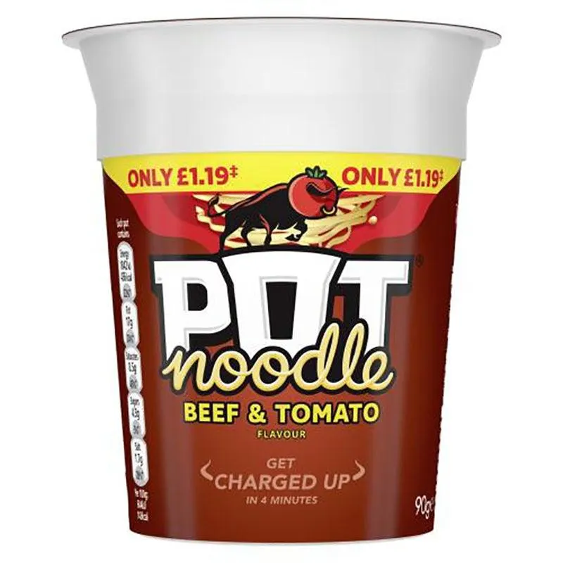 Pot Noodle Beef & Tomato 90g