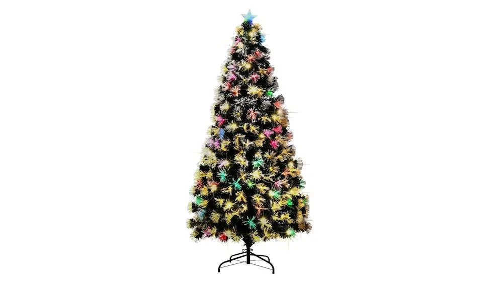 Tinseltown 180cm Optic Fibre LED Christmas Tree - Snow