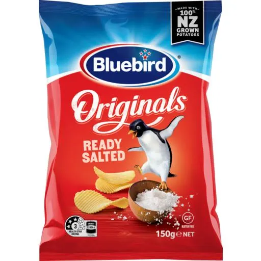 Bluebird Potato Chips Original Ready Salted