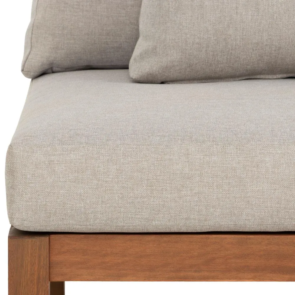 West Palm Outdoor 1 seater No Arm, Natural