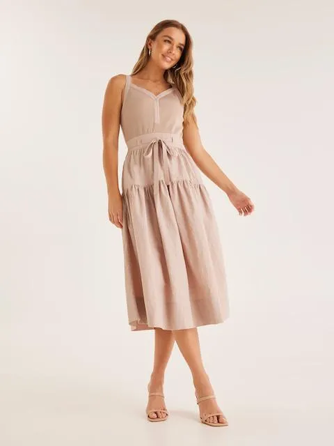 Done That Knit Woven Dress