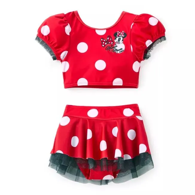 Minnie Mouse Red Deluxe Swimsuit for Girls