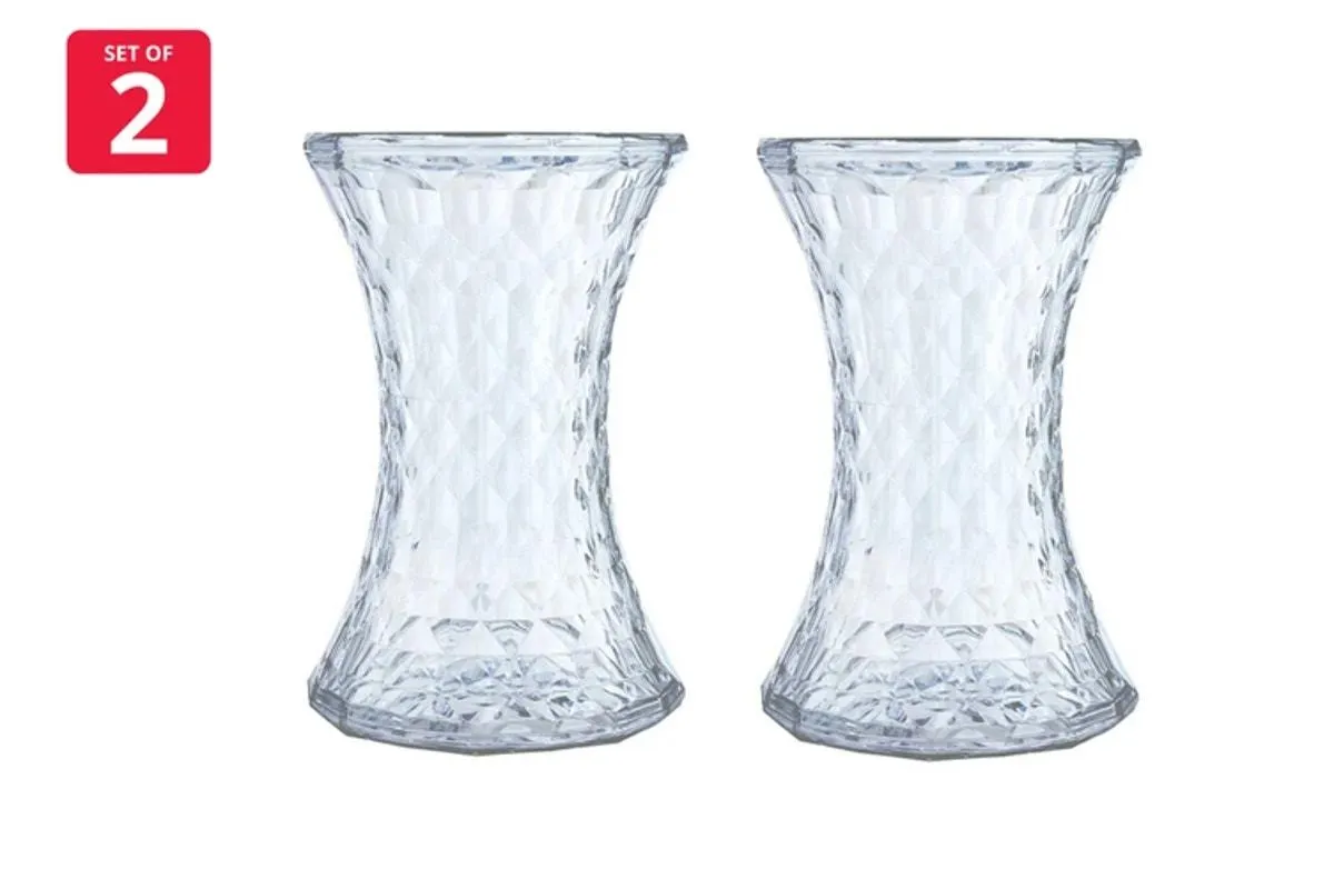 Set of 2 Matt Blatt Marcel Wanders Stone Stools Replica (Clear)