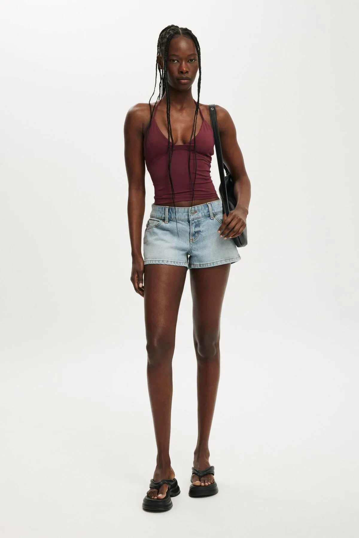 Micro Low Denim Short