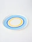 Salt&Pepper Paradiso Round Platter, 32cm, Blue & Yellow