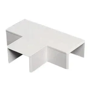 Trunking Flat Tee 25 x 16mm White