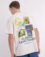 Global Sanctuary Graphic T-Shirt in Off White