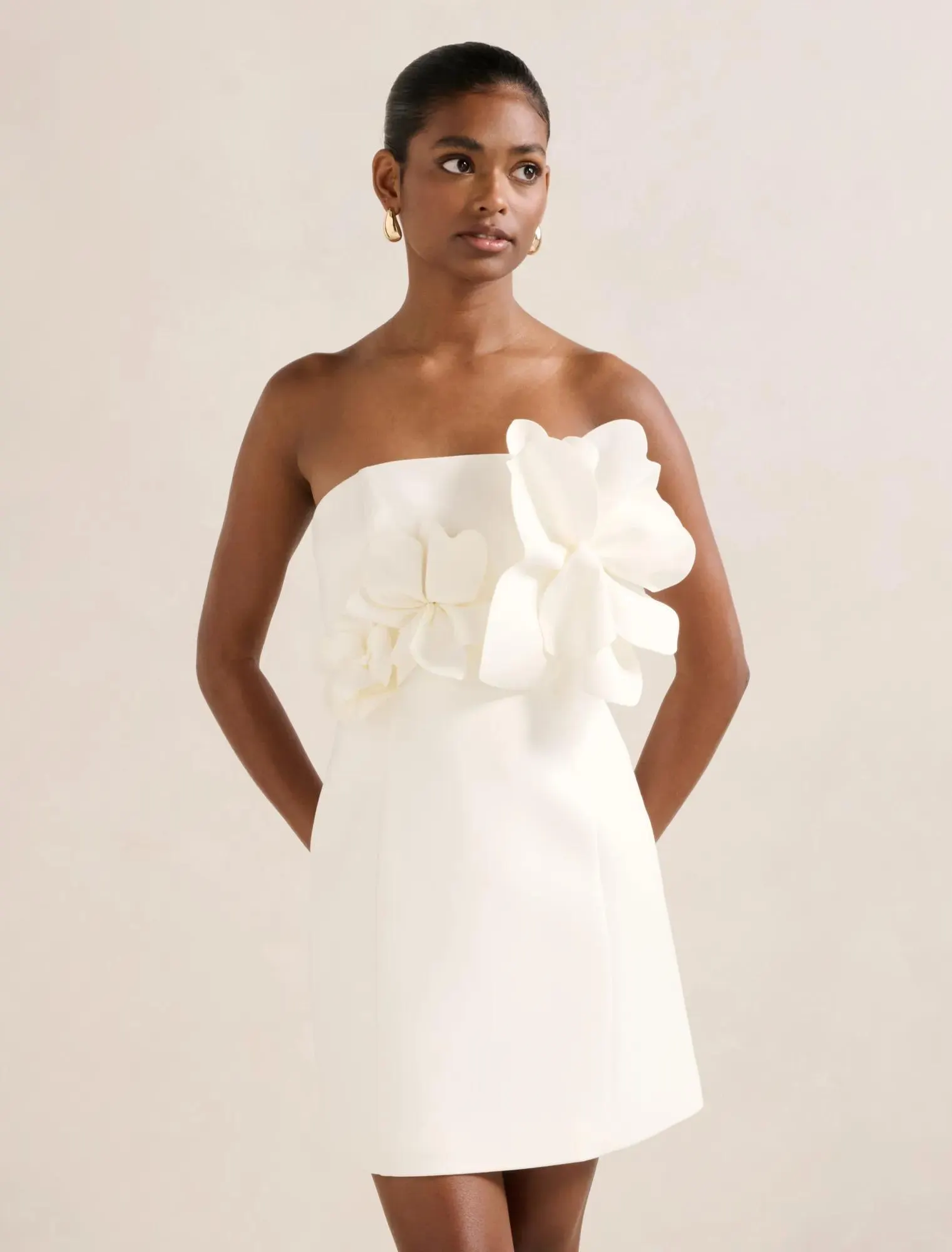 Tessa Petite Flower Mini Dress