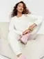 Speckle Fleece Track Pj Pant