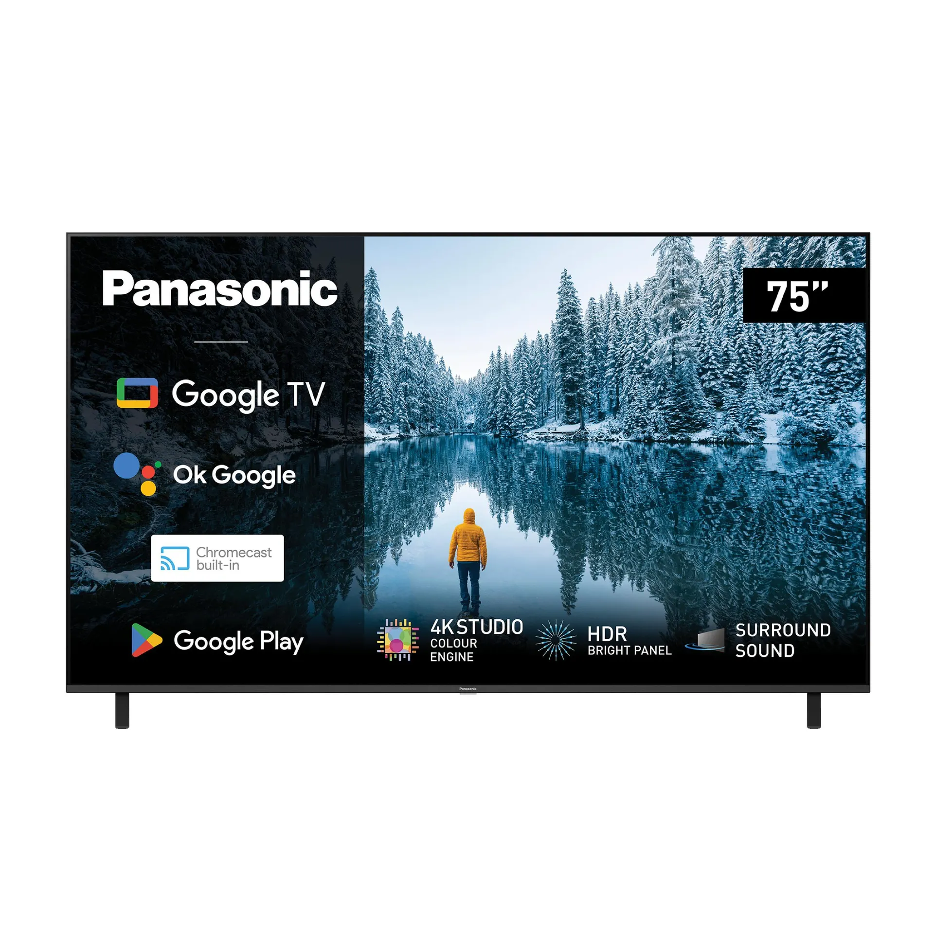 Panasonic 75" W70B Smart 4K Google LED TV - Betta Online