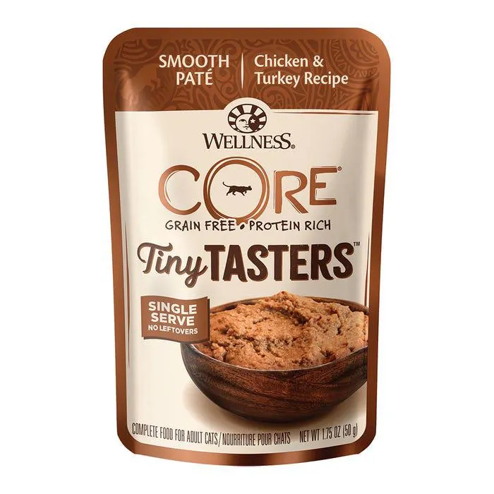 Wellness Core Tiny Tasters Chicken & Turkey Pate For Cats 50g