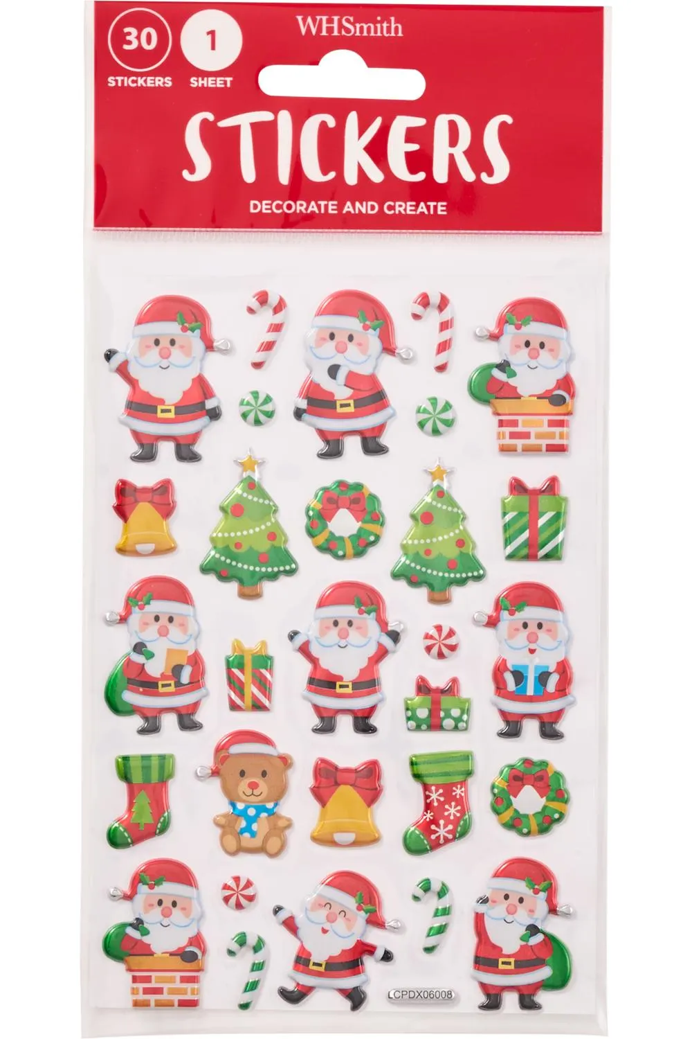 WHSmith Christmas Stickers