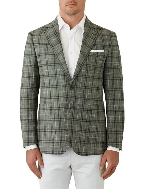 TEXTURED CHECK SPORTS JACKET