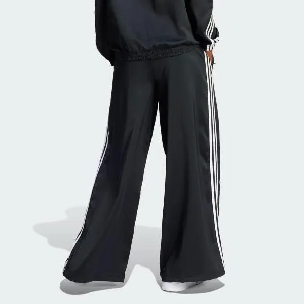 Satin Wide Leg Track Pants