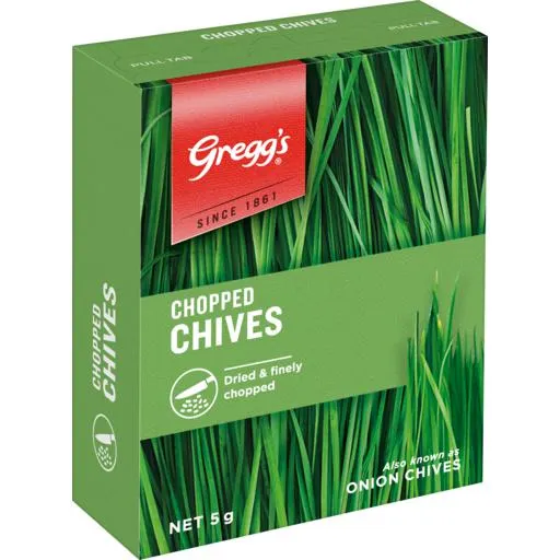 Gregg's Seasoning Packet Chives 5g