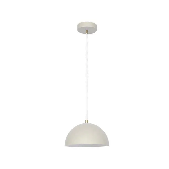 TRIBECA SIMPLY TAUPE/BR. BRASS 21CM 1 LIGHT PENDANT