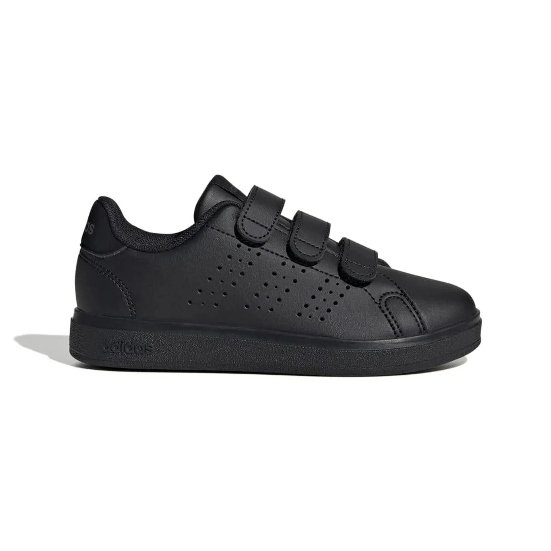 Adidas Junior Advantage Base 2.0 Lifestyle Shoes Black/Black
