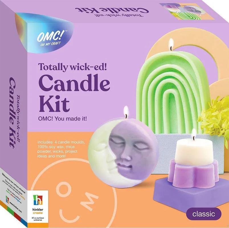 OMC! TOTALLY WICK-ED BRIGHT AND BOLD CANDLES KIT