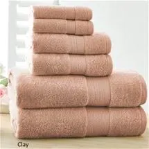 Bondi Zero Twist 6pc Towel Set