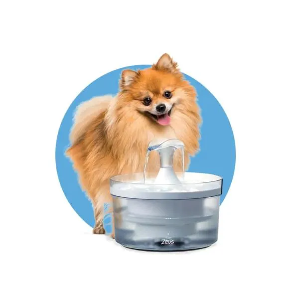 Zeus Fresh & Clear Fountain with Waterfall Spout 1.5L