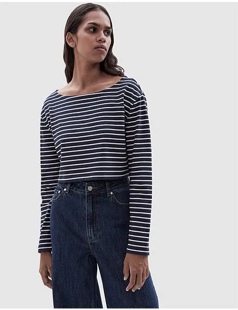 CROPPED STRIPE TOP
