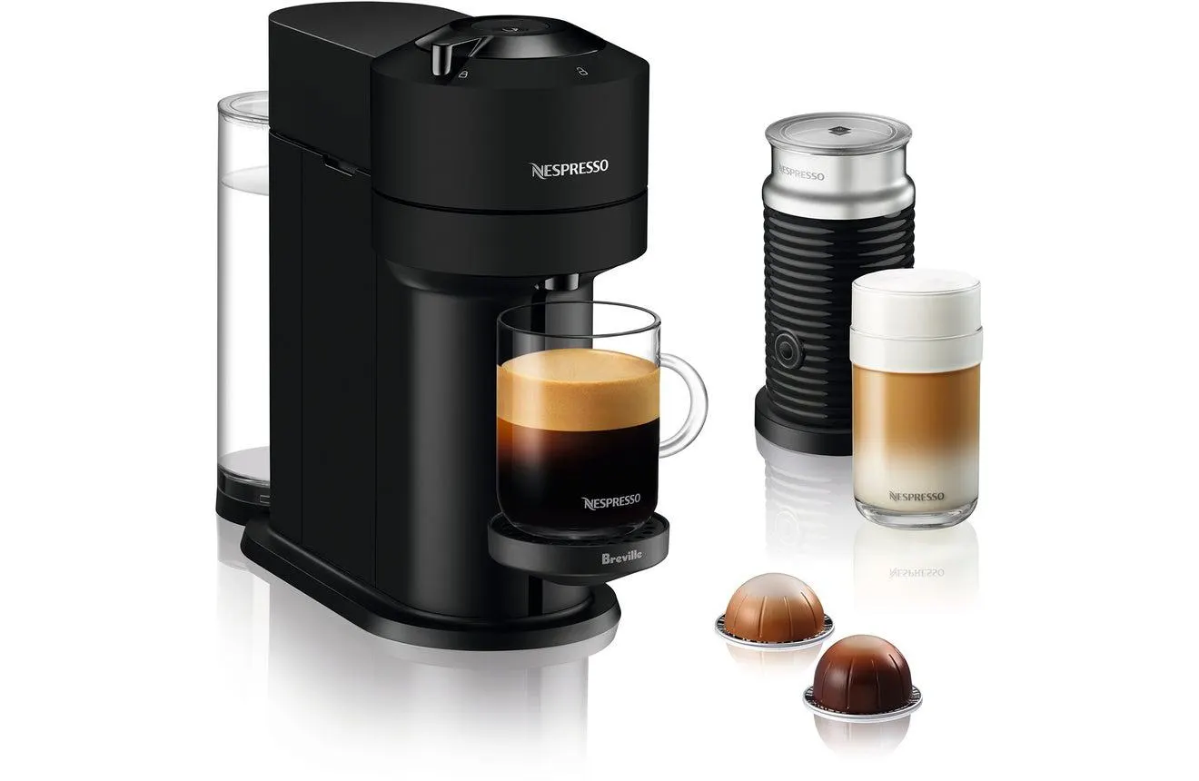 Nespresso Breville Vertuo Next Bundle - Matte Black