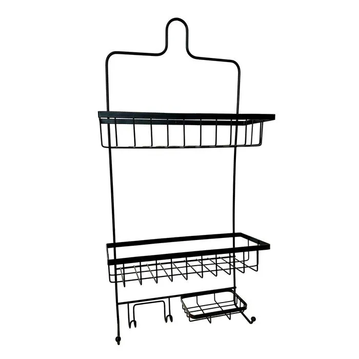 Barelli Black Over Shower Shower Caddy