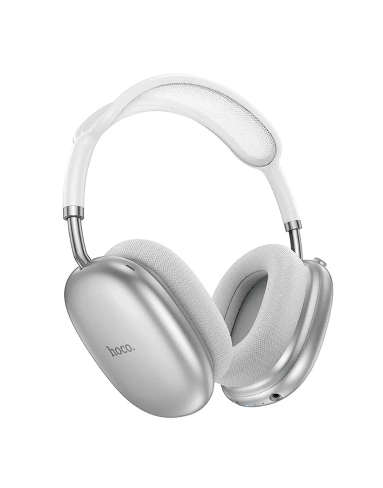 Hoco Premium Bluetooth Headset w/ ANC Noise Cancelling Up To 90 Hours Battery Time - Silver (W55 PLUS)