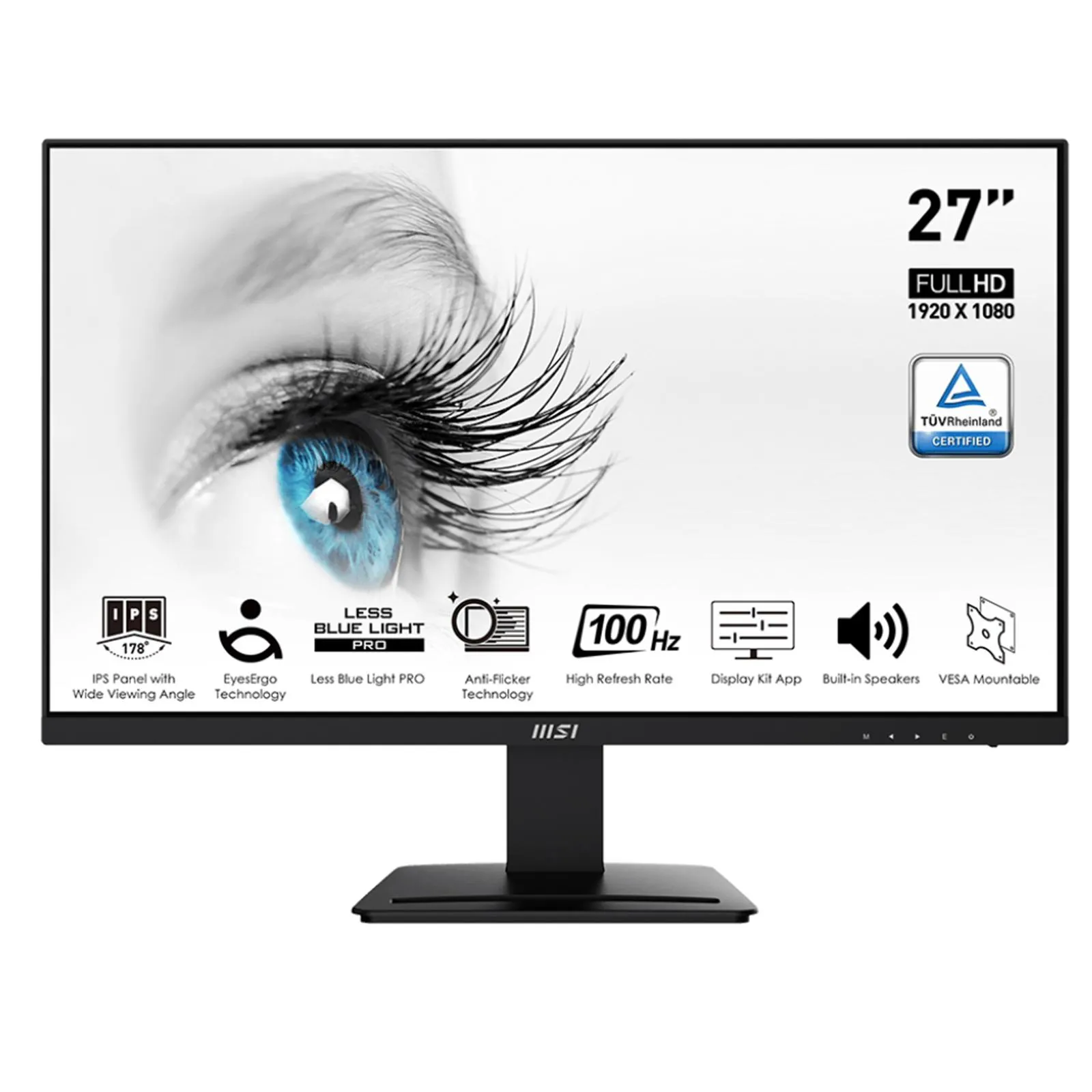 MSI Pro MP273A 27" FHD 100Hz Business Monitor