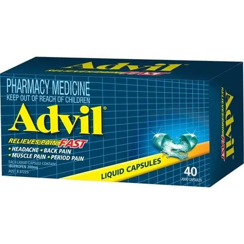 Advil Liquid Capsules 40s