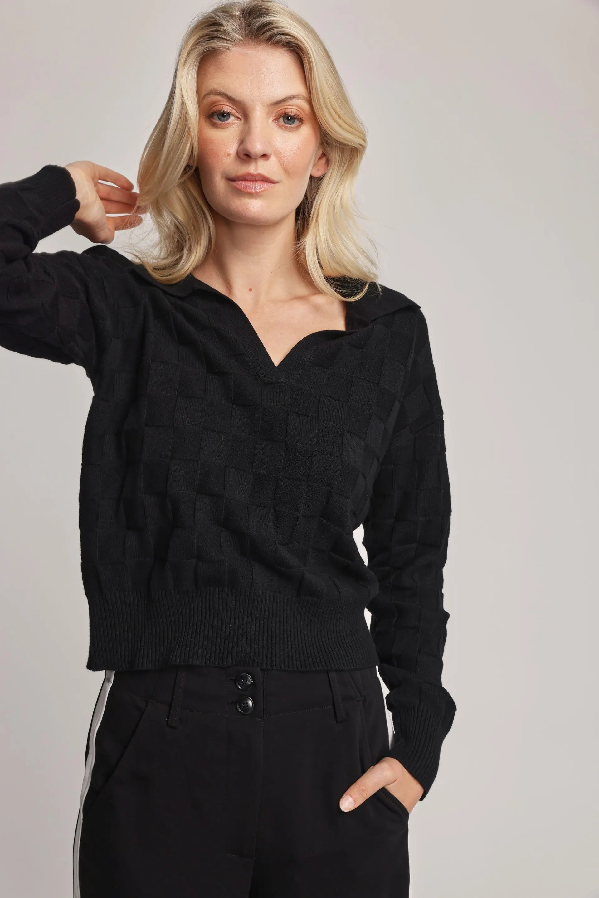 Teagan Cotton Cashmere Henley