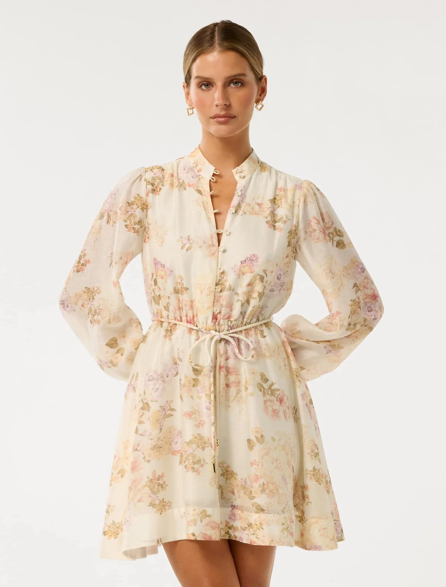 Rhys Petite Fluted Mini Dress