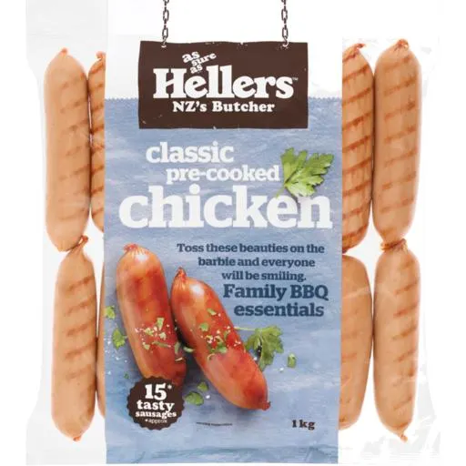 Hellers Classic Pre-Cooked Chicken Sausages