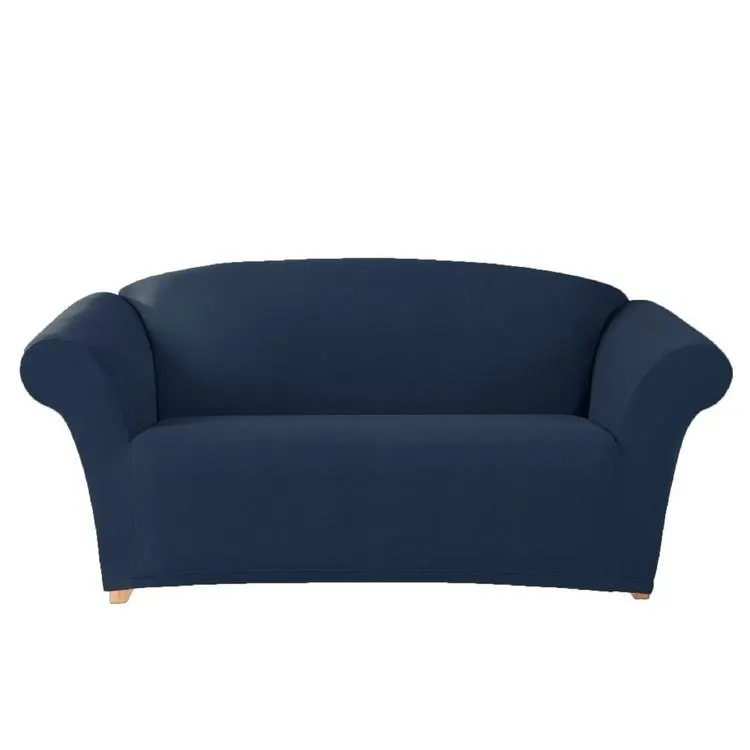 Surefit Ardor Ashton 2 Seater Couch Cover Navy 2 Seater